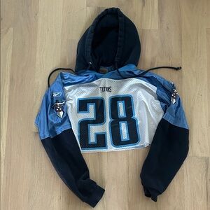 Reebok Titans Cropped Hoodie. Bought custom made